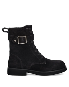 Берцы на шнуровке с пряжкой, черный Boss