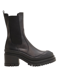 Ботильоны Leather Cap Toe Ankle Boots, черный 8 by yoox