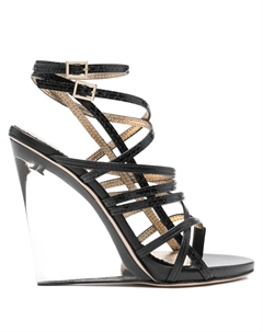 Босоножки с открытым носком, черный Dsquared2