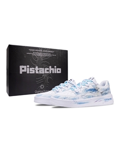 Низкие кроссовки для скейтбординга Unisex, быстросохнущие, устойчивые к истиранию, с покрытием Pontoon Boats, светло-голубой Li-ning