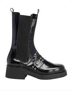 Ботильоны Shiny Leather Chunky Chelsea Boot, черный 8 by yoox