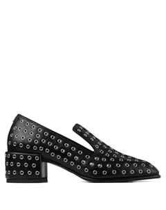 Лоферы Eliot 45 с люверсами, черный Jimmy choo