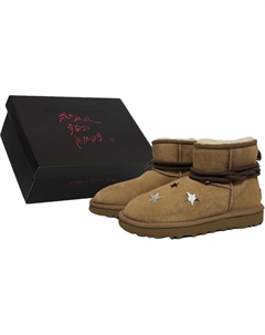 Классические мини ботильоны Sparkling Stars термостойкие устойчивые к истиранию противоскользящие короткие зимние ботинки женские caramel, Caramel Ugg