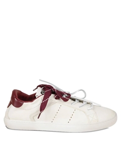 Кроссовки на шнуровке, белый Miu miu