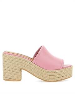 Эспадрильи на платформе, розовый Moschino jeans