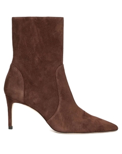 Сапоги с заострённым носком на каблуке 75 мм, коричневый Stuart weitzman
