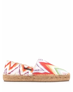Эспадрильи с принтом зигзаг, оранжевый Missoni