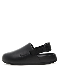 Мюли Calm с ремешком на пятке, черный Nike