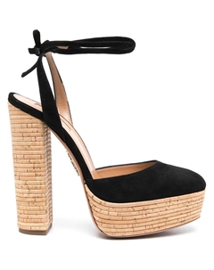 Босоножки Penelope Plateau 140, черный Aquazzura