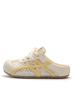 Абразивостойкие массажные тапочки с закрытым носком Women's, желтый Far waves