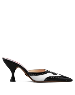 Броги-мюли на каблуке 75 мм, черный Thom browne