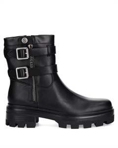 Ботинки Lynden на щиколотке с ремешком и пряжкой, черный Guess usa