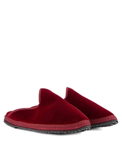 Бархатные слиперы Dandy, красный Piedaterre