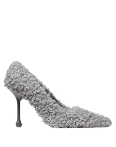 Туфли-лодочки Ixia на каблуке 95 мм, серый Jimmy choo