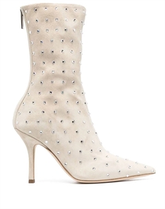 Ботильоны со стразами, нейтральный Paris texas
