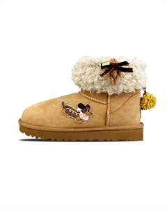 Классические мини термо сапоги-ботфорты женские chestnut, Chestnut Ugg