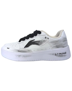 Непромокаемые нескользящие ботинки для понтонных лодок низкие скейтерские кроссовки Unisex Black White Li-ning