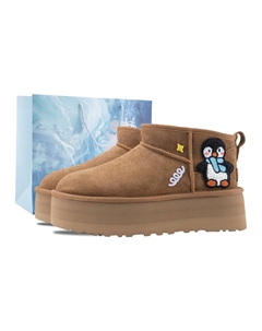 Зимние утепленные короткие ботинки Winter Day Warm Sun 2 для женщин, Chestnut (Special Shopping Bag) Ugg