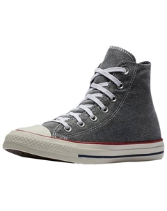 Кеды Chuck Taylor All Star Hi 'Stone Wash', серый черный Converse