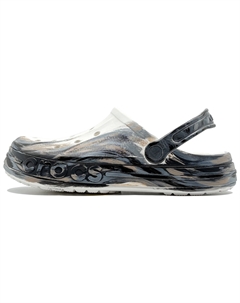 Баямбанд клог He Su Space, узорчатые клоги унисекс, черный Crocs