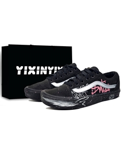 Кроссовки для скейтбординга Old Skool Low top Unisex Peach Pink Vans