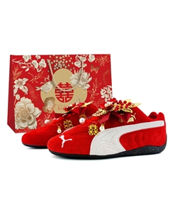 Speedcat Go Suixin, Harmony Of Guzheng, устойчивые к истиранию повседневные кроссовки низкие Unisex Flame Red Puma