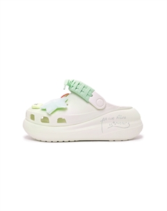 Кроссовки Crush Clog Green Apple для женщин, светло-зеленый Crocs