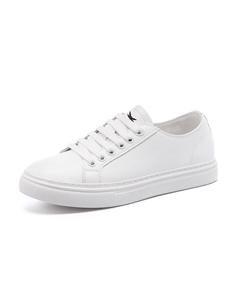 Женские скейтерские кроссовки Abrasion Resistant низкие модные повседневные, белый Red dragonfly