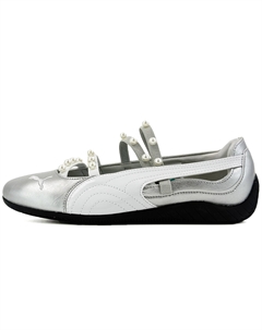 Speedcat Pearl Dreamy женские повседневные кроссовки низкие с амортизацией легкие, серебро Puma