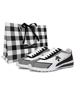 Кроссовки для скейтборда unisex low top черный серый cron racer амортизация износостойкие Descente