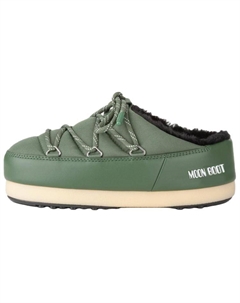 Женские тапочки Green с резиновой подошвой, без специальных функций, с закрытым носком Moon boot