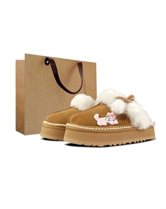 Женские сланцы с закрытым носком, устойчивые к истиранию, brown Ugg
