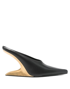 Босоножки-мюли Boomerang на каблуке 105 мм, черный Alexander wang