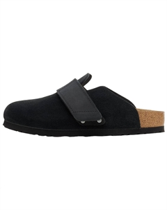 Eva устойчивые к истиранию тапочки с закрытым носком unisex black regular свободного кроя Birkenstock