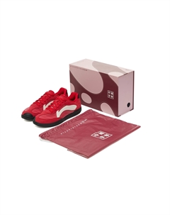 Износостойкие дышащие повседневные кроссовки Unisex Wealth Red Li-ning