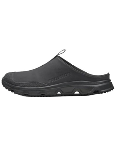 Скользящие тапочки RX Slide устойчивые к истиранию и скольжению с закрытым носком Unisex Black Salomon