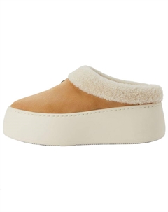 Искусственные овчины платформенные клоги, коричневый Giuseppe zanotti