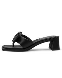 Женские шлепанцы с композитной подошвой 5,5 см, черный Charles&keith