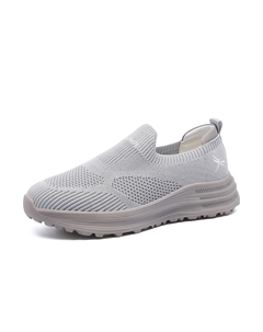 Женские кроссовки Mesh низкие повседневные дышащие, серый Red dragonfly