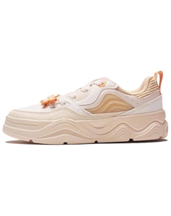 Скользостойкие, износостойкие, быстросохнущие, ударопрочные лоу-топ скейтборд обувь Women's White Yellow 361