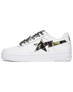 ABC Camo BAPE STA низкие скейтборд кроссовки unisex, белый A bathing ape®