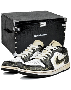 Женские кроссовки Air 1 Abrasion Resistant Low top Vintage, золотой Jordan