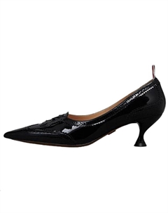 Женские туфли на каблуке Irregular Heel высотой 5 см, черные Thom browne