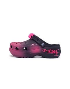 Классические платформенные клоги Wild Rose для женщин, темно-розовый Crocs