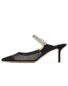 Ботинки Bing Slim Heel на высоком каблуке 6,5 см женские black Jimmy choo