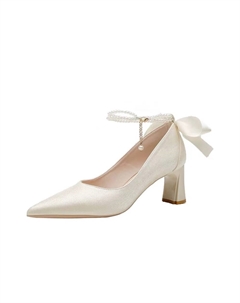 Женские туфли на платформе с массивным каблуком Champagne, Champagne Taolei