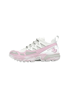 Кроссовки Casual Unisex White Pink с технологией ACS+ Pink Cherry, амортизацией и дышащим материалом Salomon