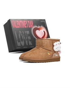 Классические мини термостойкие устойчивые к истиранию короткие снежные ботинки unisex, Chestnut Ugg