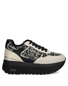 Кроссовки с логотипом, бежевый Liu jo