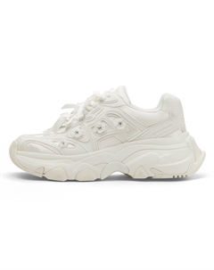 Маленькие CK высотаувеличивающие противоскользящие низкие массивные кроссовки женские multicolor Charles&keith